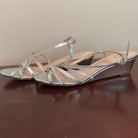 Sequin Silver Heels - Picture 2 of 5